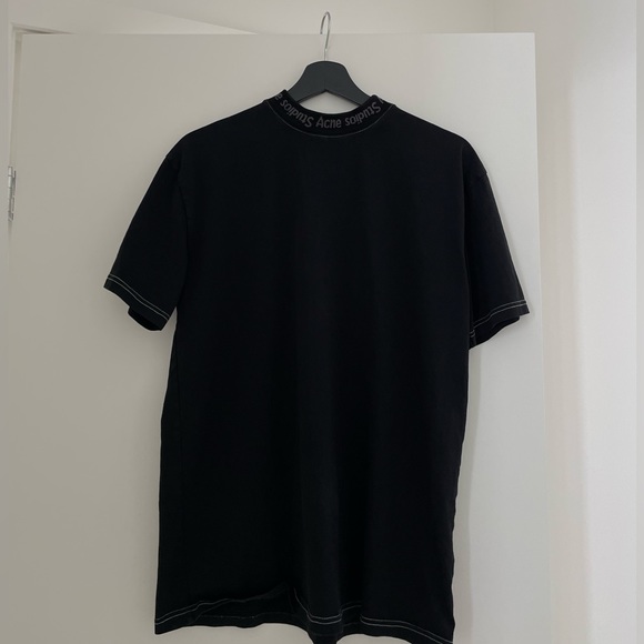 ACNE STUDIOS logo rib t shirt size extra small - Picture 4 of 6